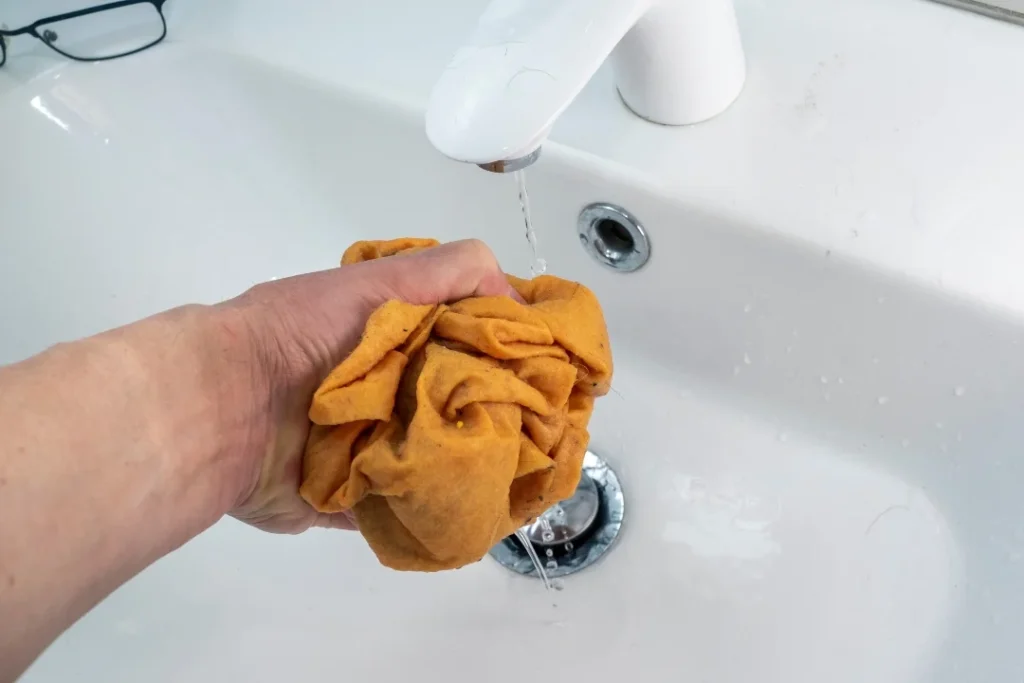 Rinsing and Fixation