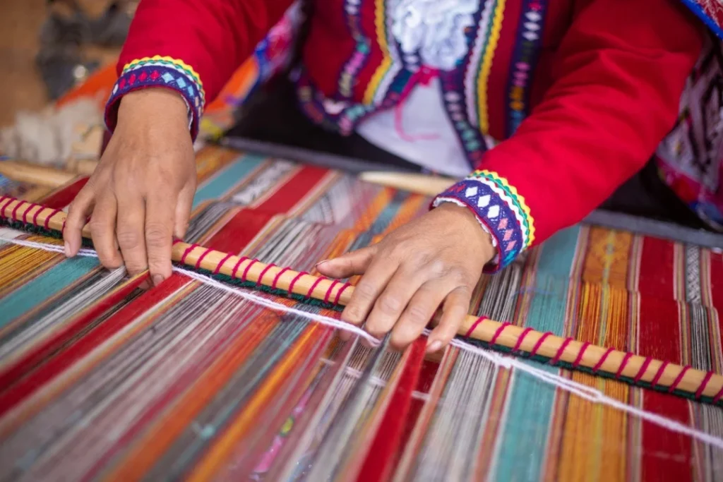 Weaving and Knitting