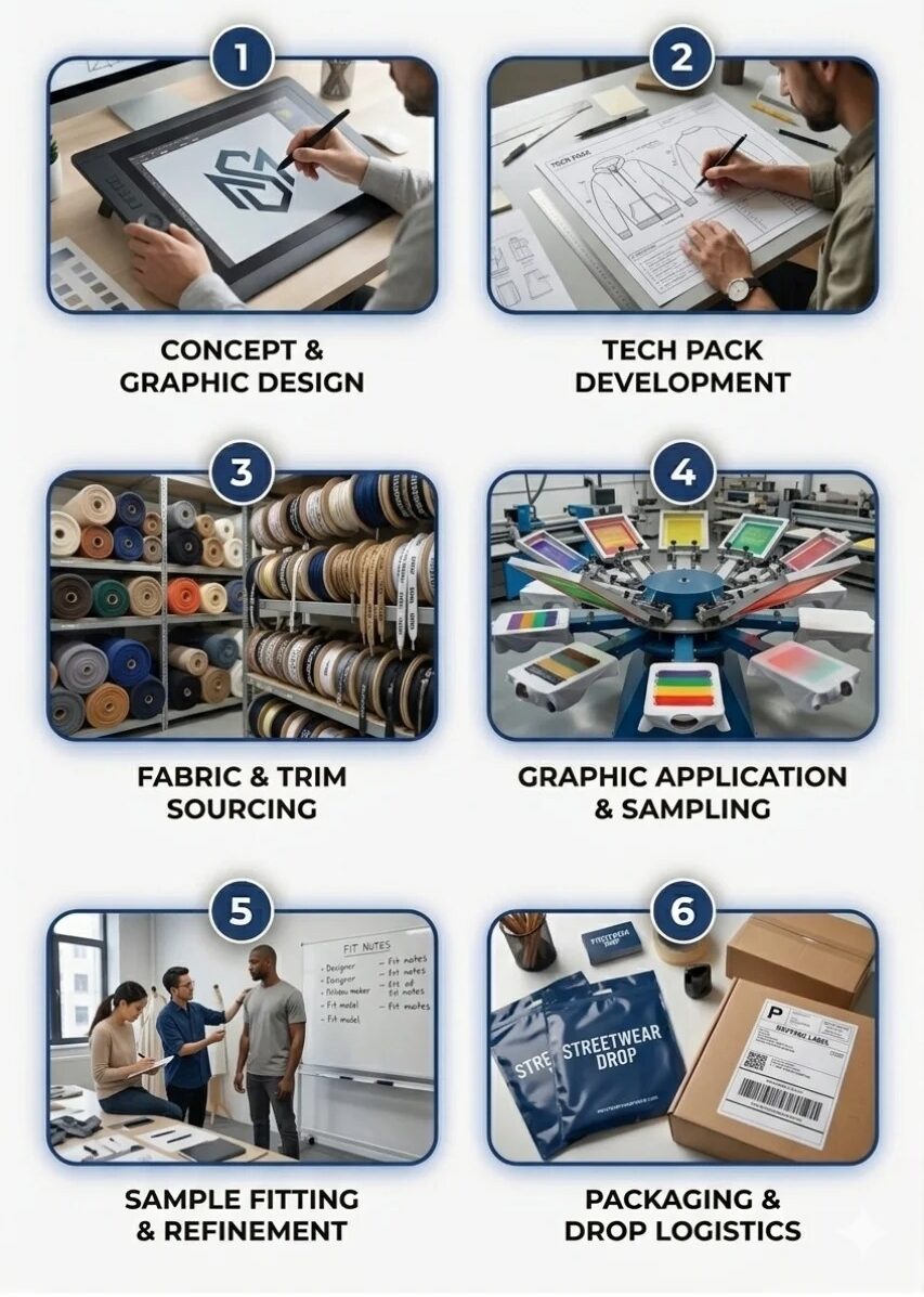Here’s Our Clothing Manufacturing Process Mobile