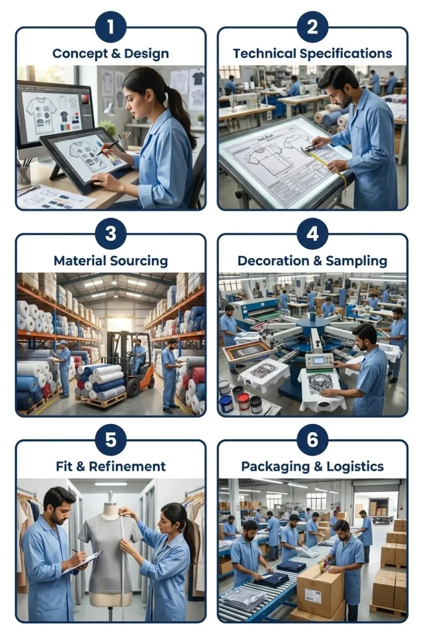 Here’s Our Manufacturing Process T-shirt mobile