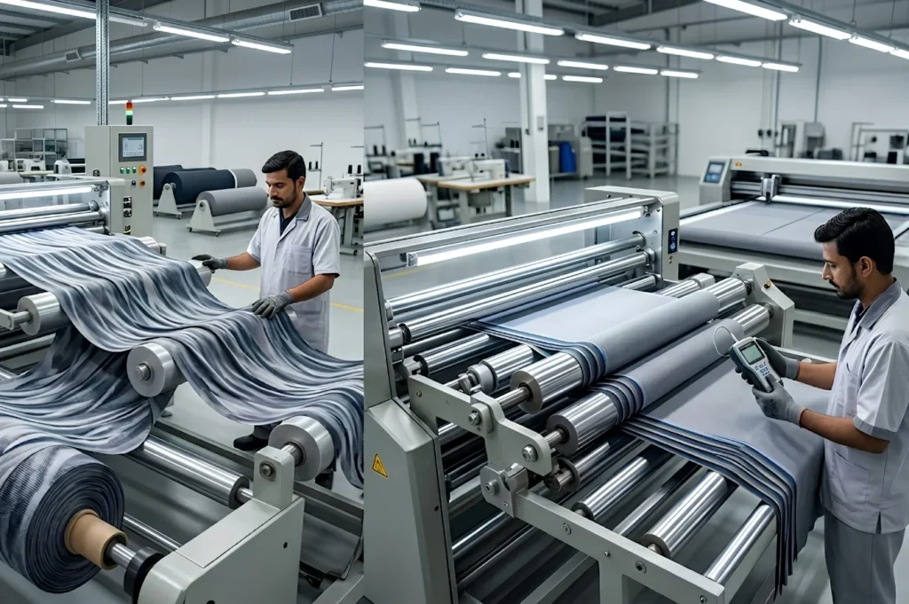 Fabric Relaxation and Ply Tensioning