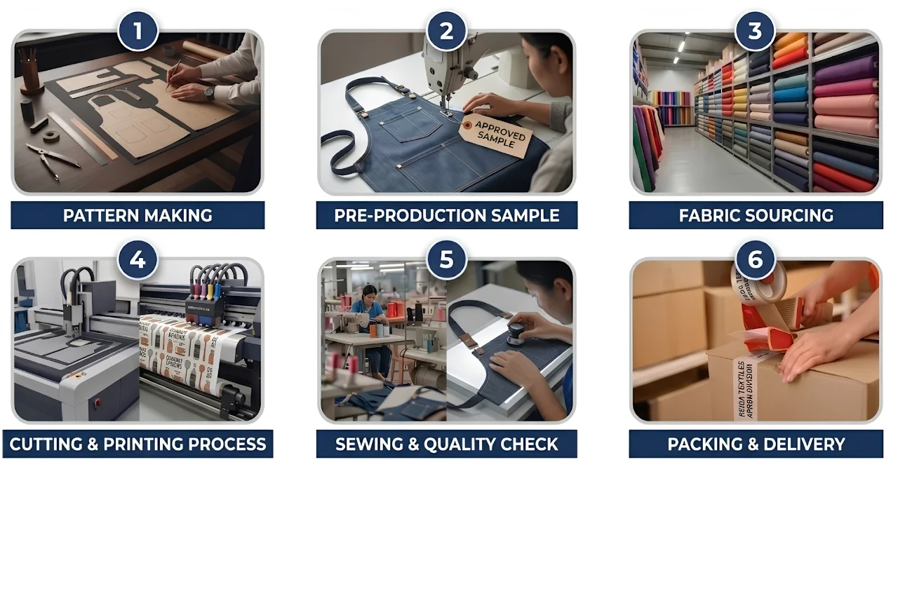 Here’s Our Aprons Manufacturing Process - Rijiz.co