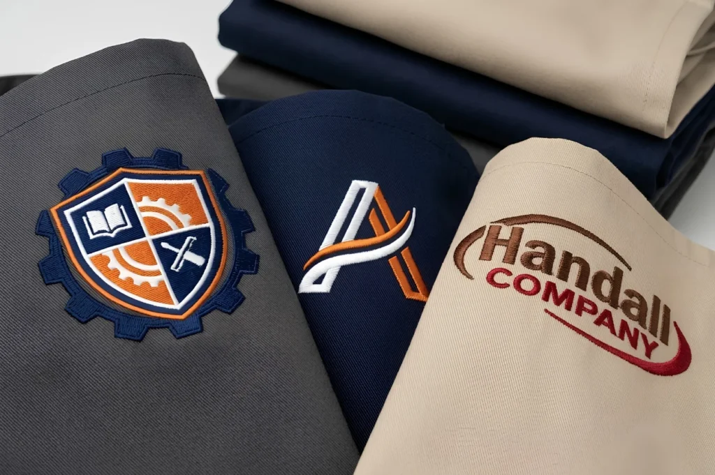 Logo Embroidery Defying High-Heat Degradation